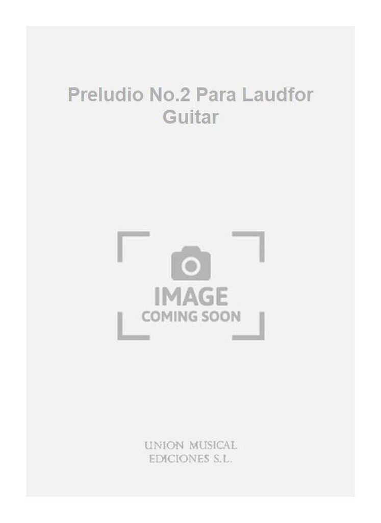 Preludio No.2 Para Laudfor Guitar